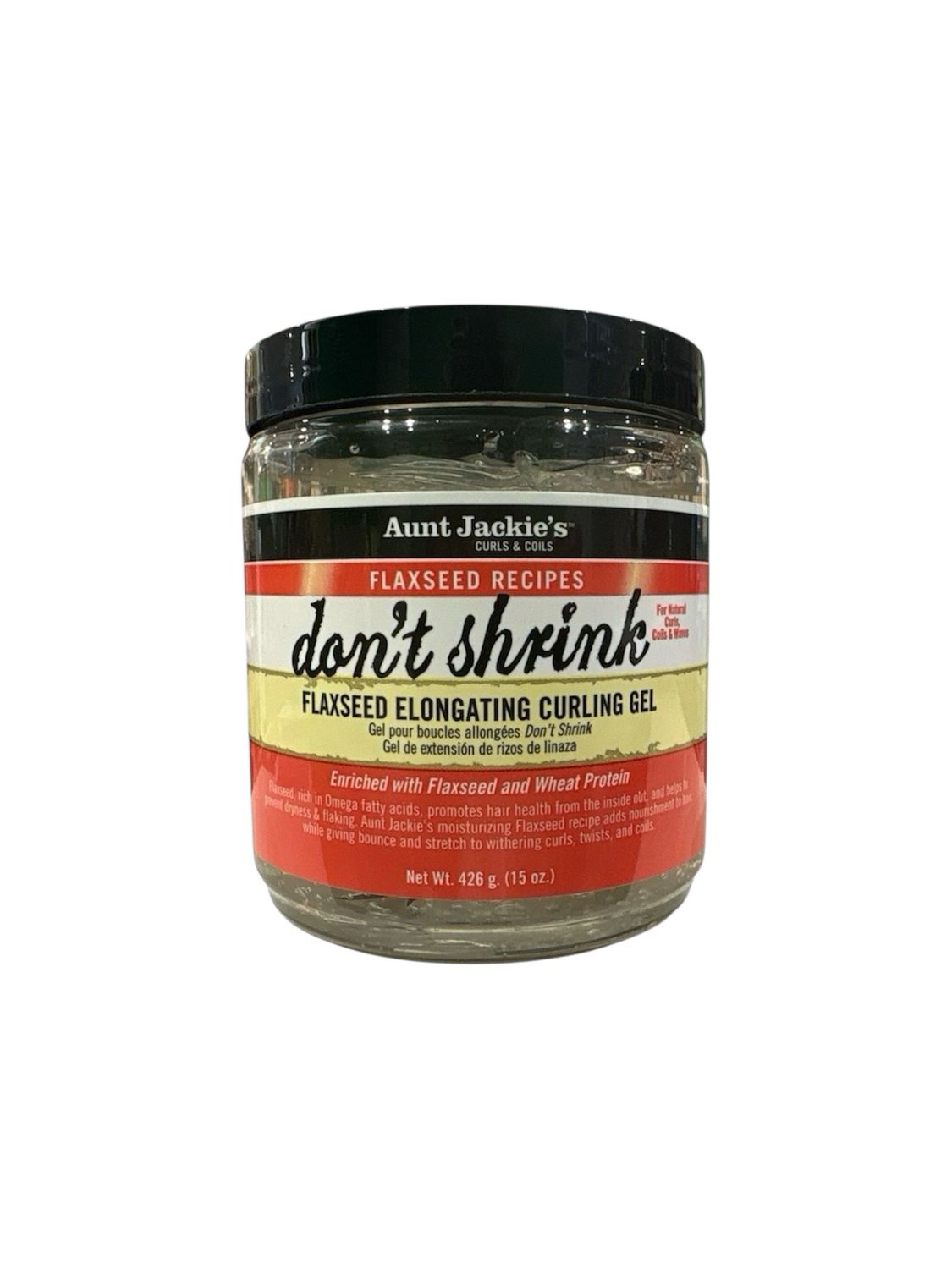 Aunt Jackie’s Don’t Skrink Flaxseed Elongating Curling Gel Aunt Jackie’s Don’t Skrink Flaxseed Elongating Curling Gel