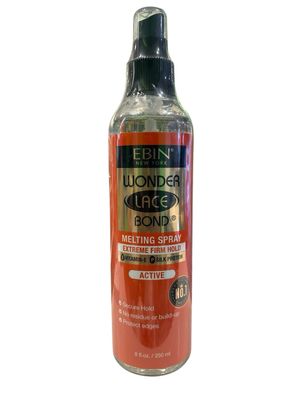 Ebin Wonder Lace Bond Melting Spray Extreme Firm Hold Active