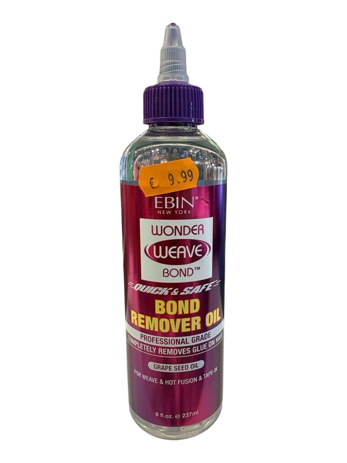 Ebin Wonder Weave Bond Quick &amp; Safe Bond Remover Oil 237ml