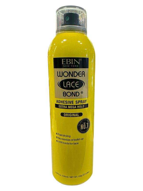 Ebin Wonder Lace Bond Adhesive Spray Extreme Mega Hold Original