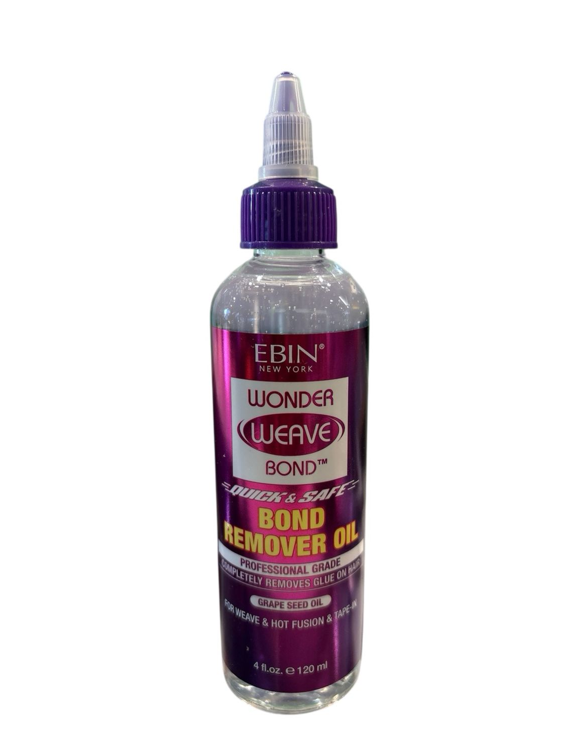 Ebin Wonder Weave Bond Quick &amp; Safe Bond Remover Oil 120ml