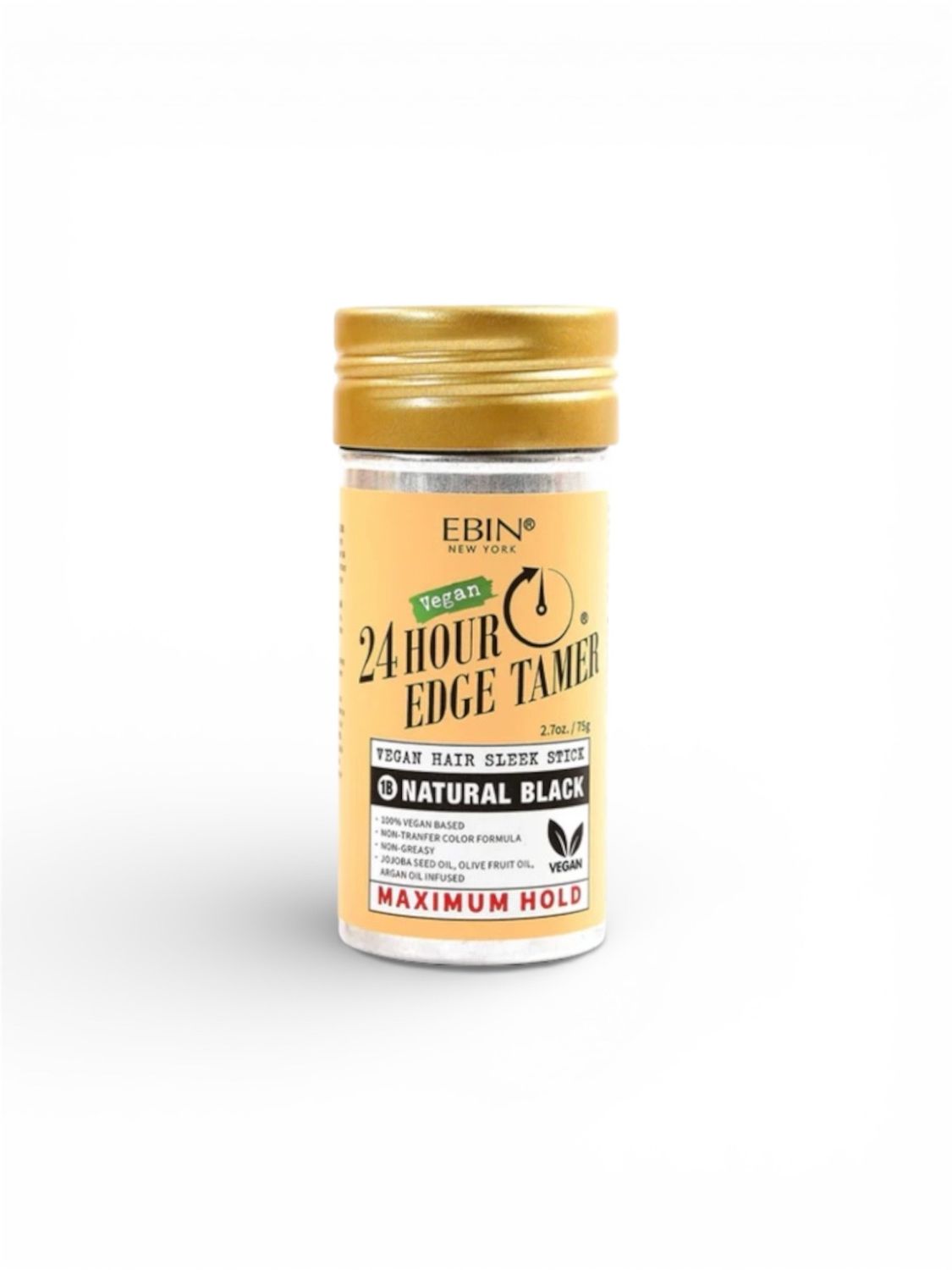 Ebin Sleek &amp; Go 24 Hour Edge Tamer Natural Black Maximum Hold