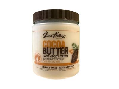 Queen Helena Cocoa Butter Face + Body Crème 425gr
