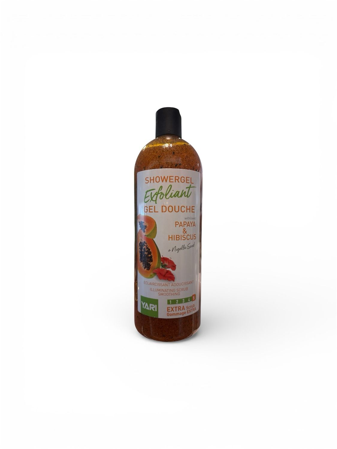 Yari Shower Gel Exfoliant Gel Douche With Papaya &amp; Hibiscus