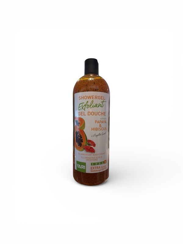 Yari Shower Gel Exfoliant Gel Douche With Papaya &amp; Hibiscus