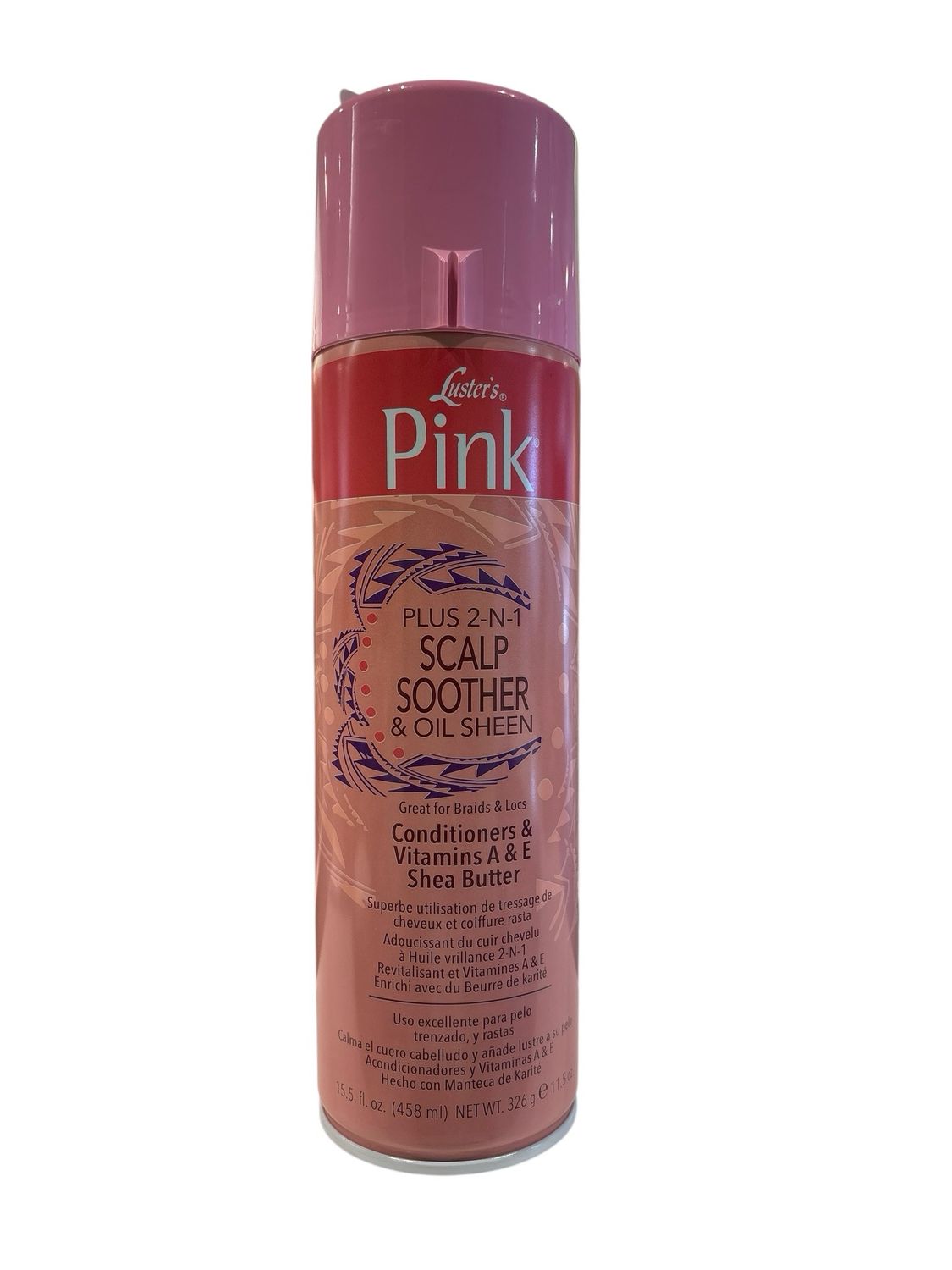 Lusters Pink Plus 2-N-1 Scalp Soother & Oil Sheen Lusters Pink Plus 2-N-1 Scalp Soother & Oil Sheen