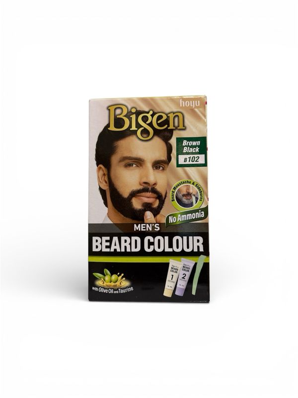 Bigen Brown Black B102 Men’s Beard Colour
