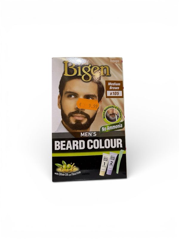 Bigen Men's Medium Brown b105 Beard Colour