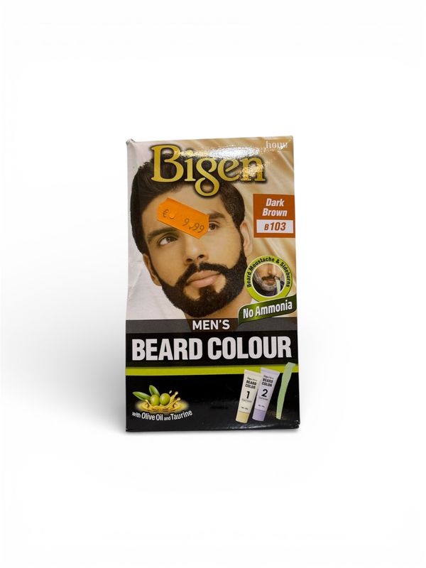 Bigen Dark Brown b103 Men's Beard Colour