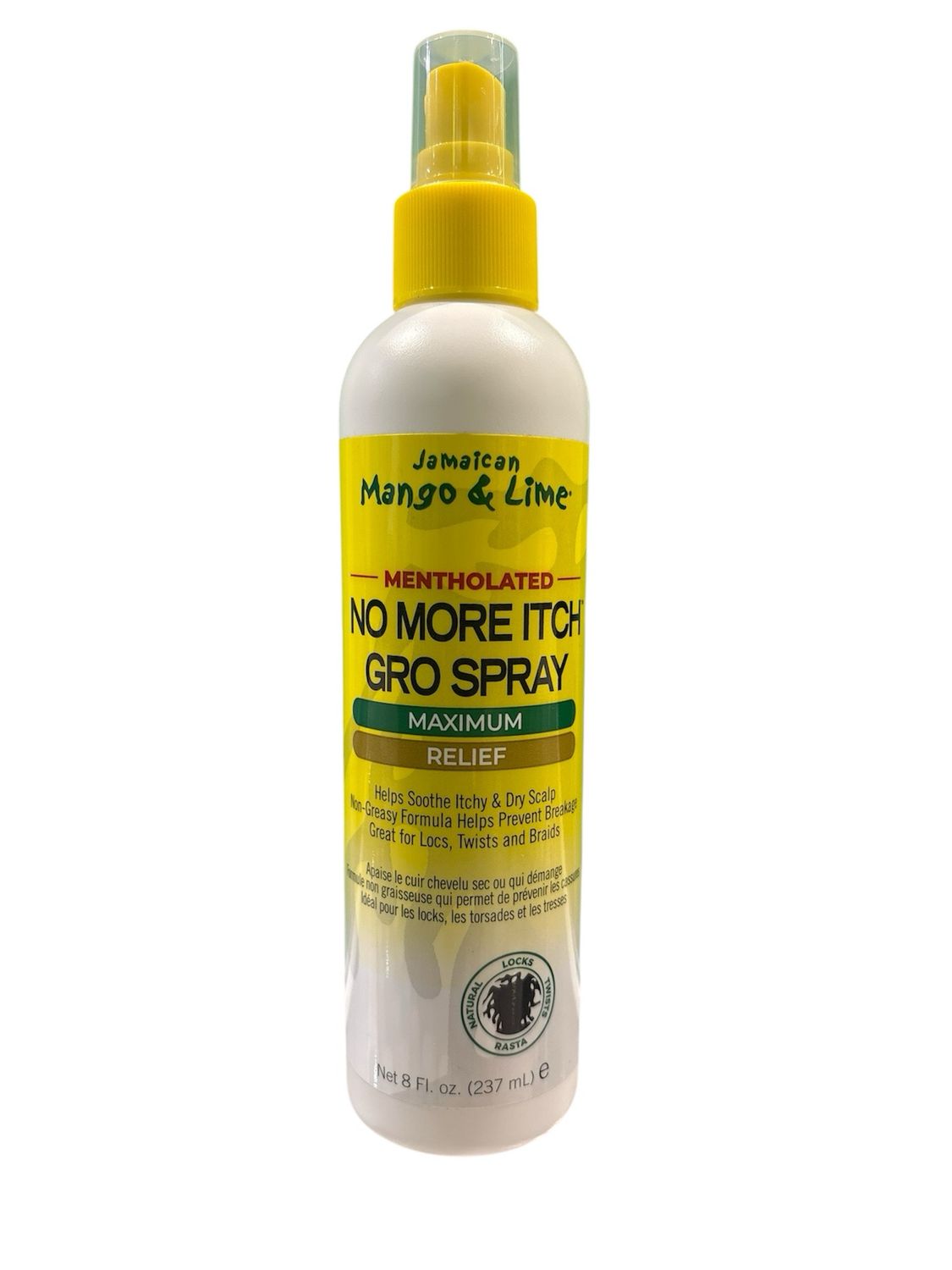 Jamaican Mango &amp; Lime Mentholated No More Itch Gro Spray Maximum Relief