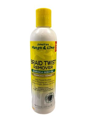 Jamaican Mango &amp; Lime Braid Twist Remover Moringa Seed Oil Munks Honey