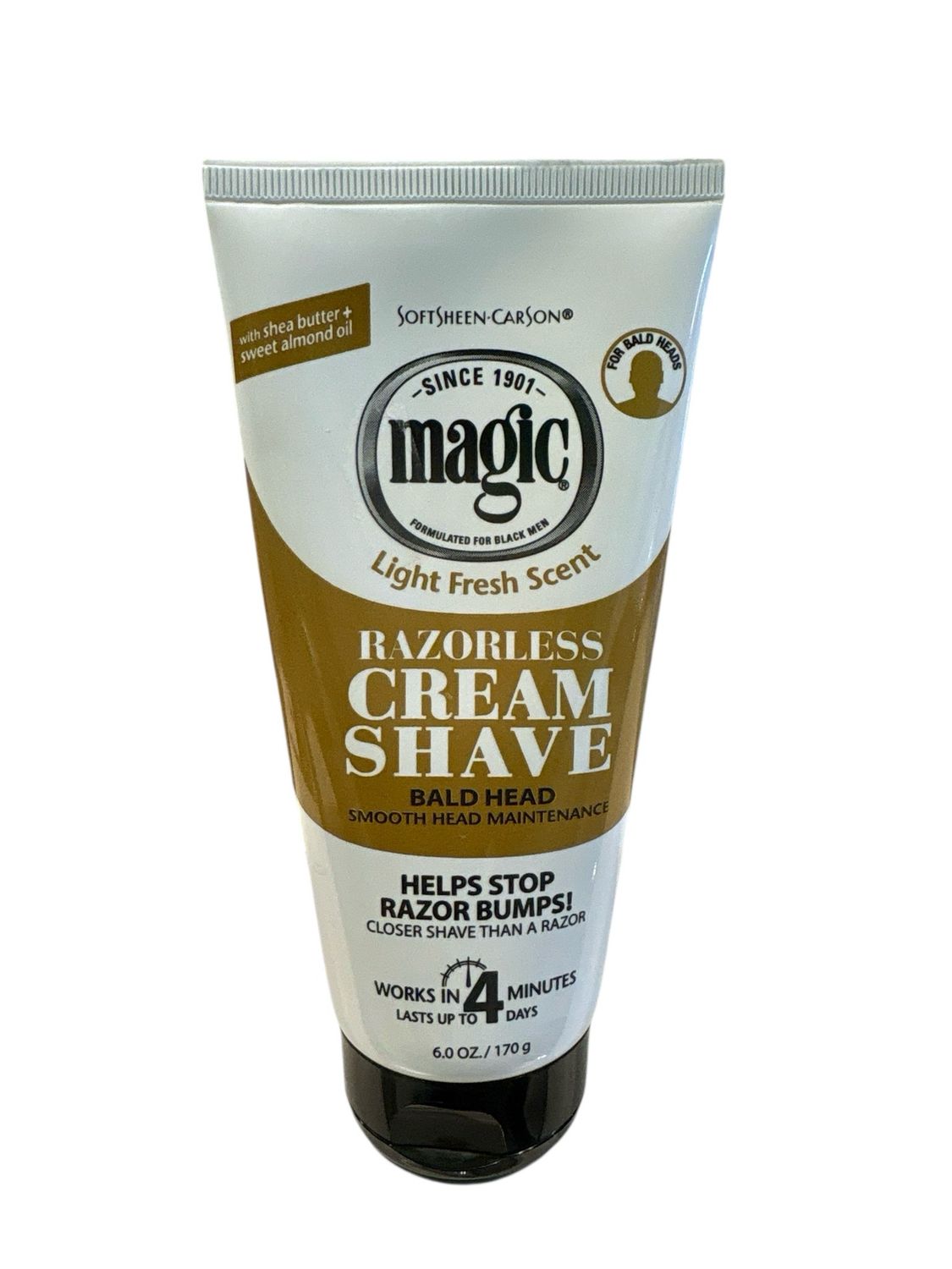 Magic Razorless Cream Shave Bald Head