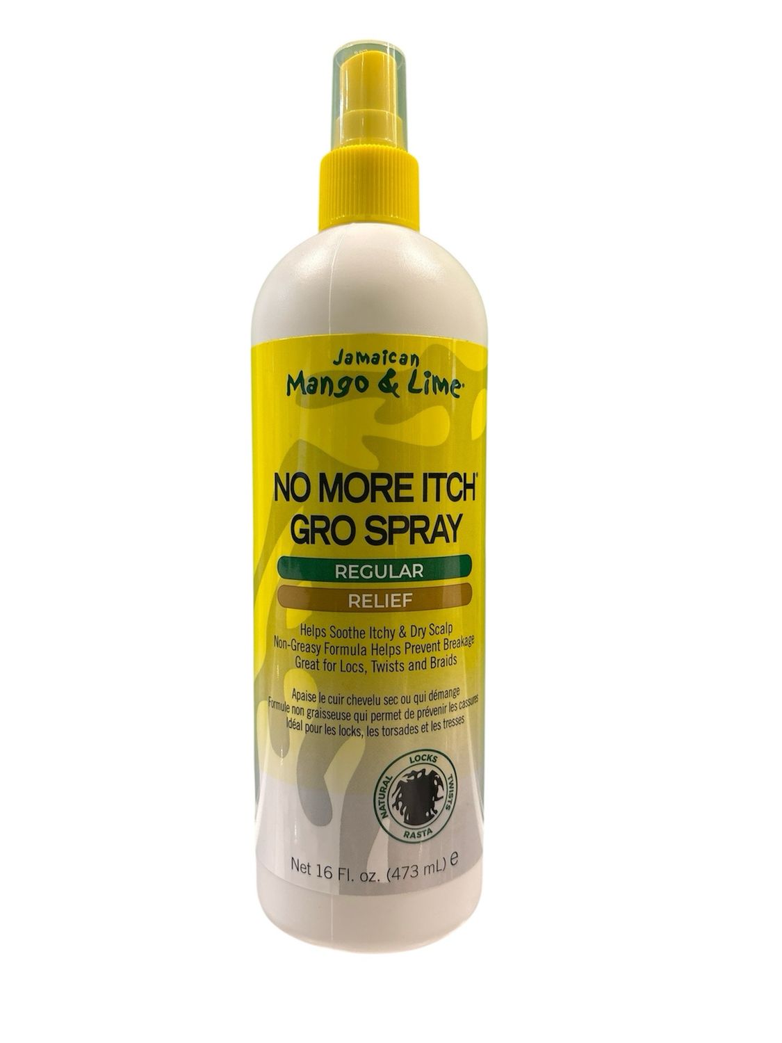 Jamaican Mango & Lime No More Itch Gro Spray Regular Relief Jamaican Mango & Lime No More Itch Gro Spray Regular Relief