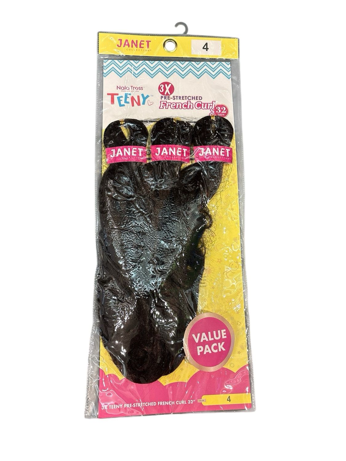 Janet Collection Pre Stretched French Curl 32 Inch