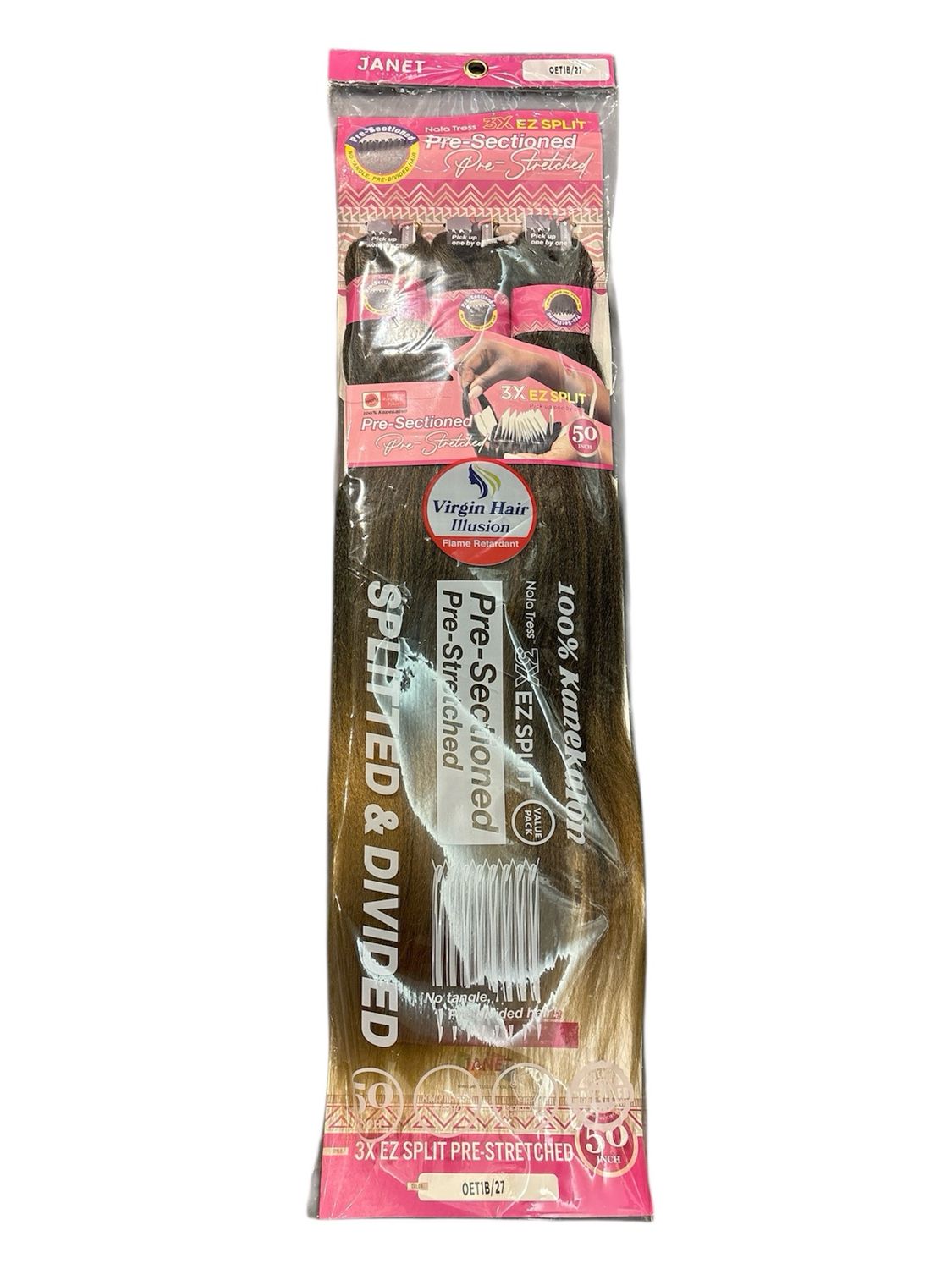 Janet Collection OET1B/27 Pre Sectioned Pre Stretched 3x Janet Collection OET1B/27 Pre Sectioned Pre Stretched 3x