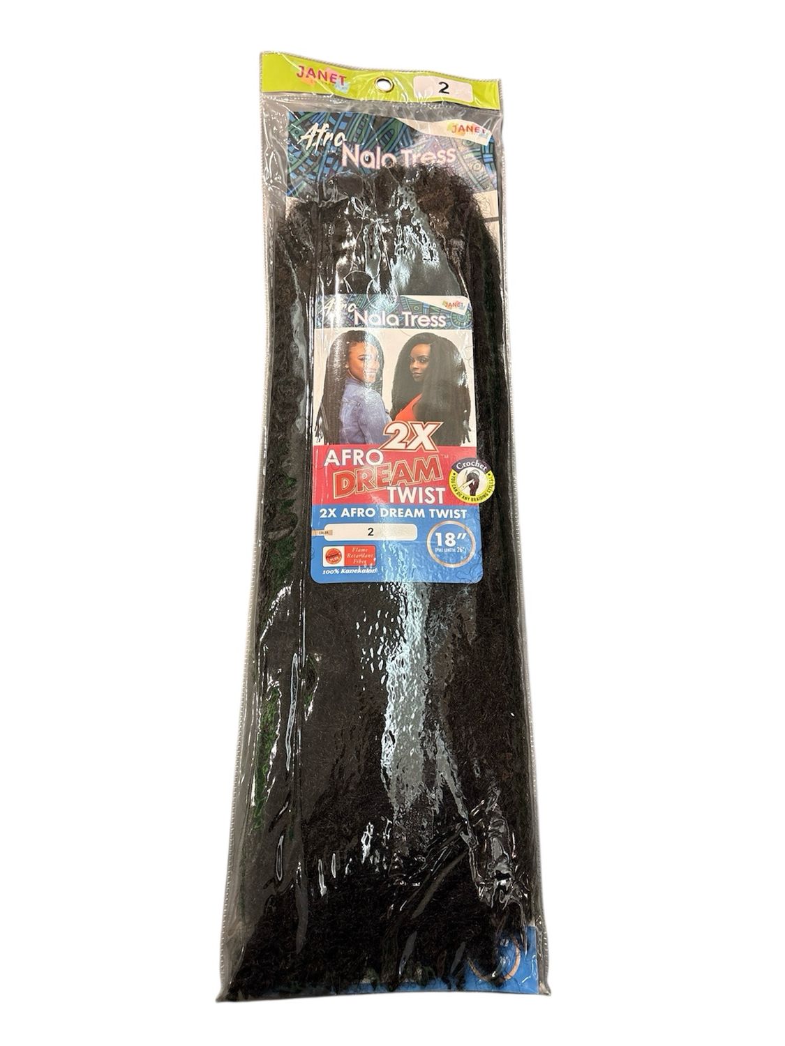 Janet Collection 2x Afro Dream Twist 18” Color 2