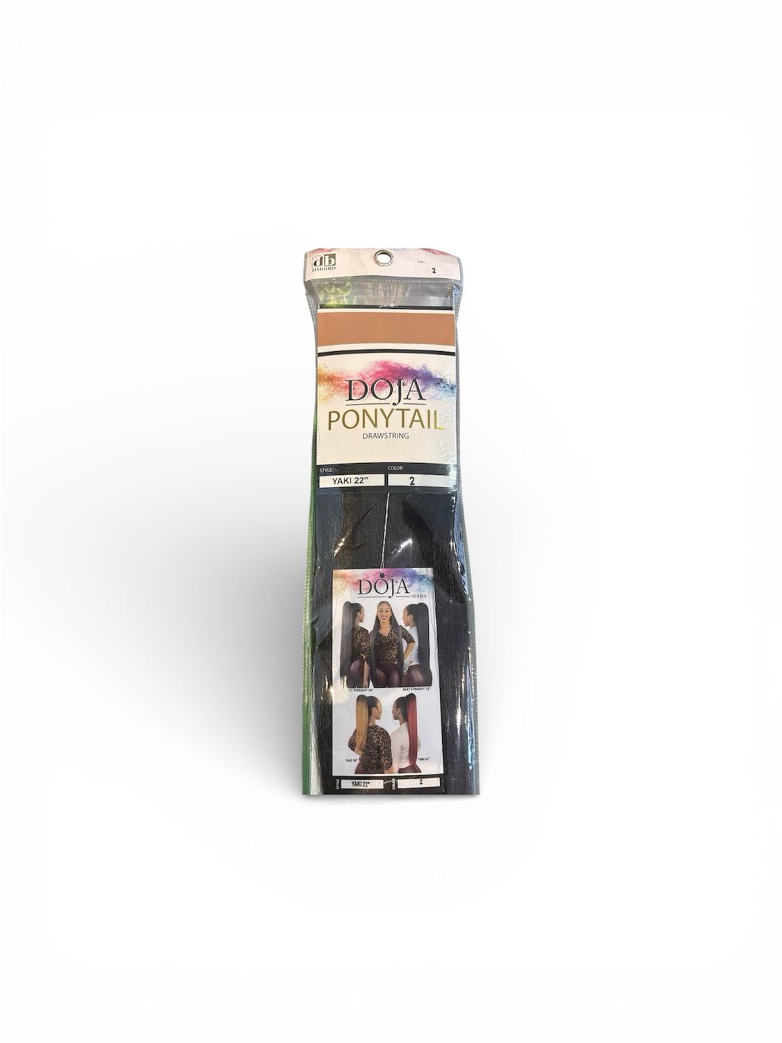 DOJA Drawstring Ponytail Style Yaki 22” Color 2