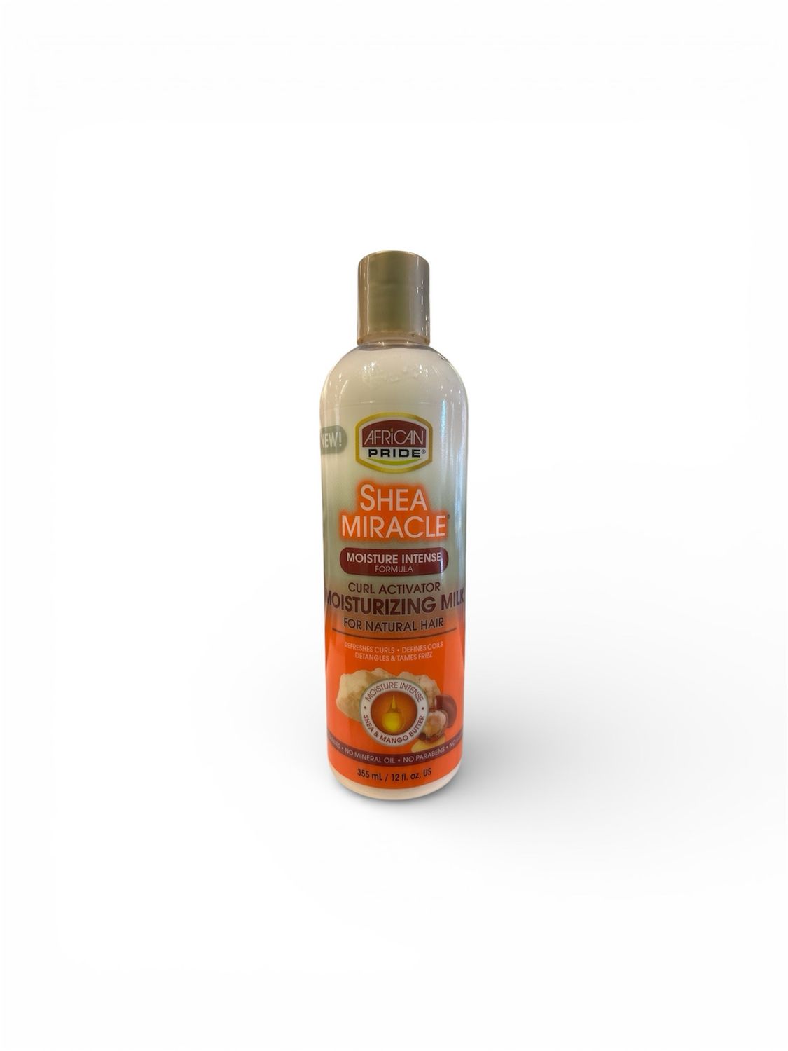 AFRICAN PRIDE SHEA MIRACLE MOISTURE INTENSE FORMULA CURL ACTIVATOR MOISTURIZING MILK AFRICAN PRIDE SHEA MIRACLE MOISTURE INTENSE FORMULA CURL ACTIVATOR MOISTURIZING MILK