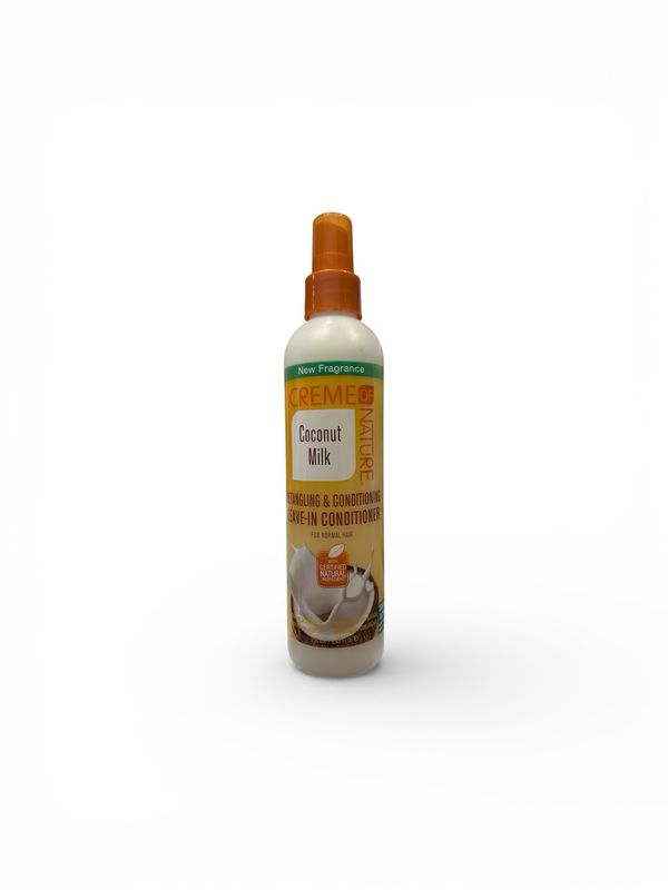 CRÈME OF NATURE COCONUT MILK DETANGLING &amp; CONDITIONING LEAVE- IN CONDITIONER