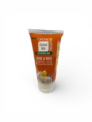CREME OF NATURE COCONUT MILK SHINE &amp; HOLD CONTROLE GLUE