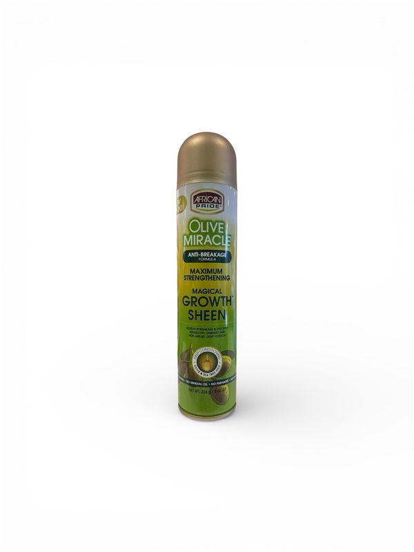 African Pride Olive Miracle Anti - Breakage Formula Maximum Strengthening Magical Growth Sheen - 226 g