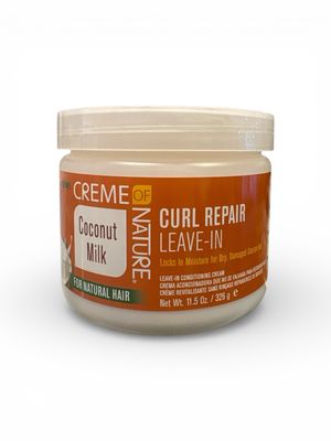 CREME OF NATURE COCONUT MILK CURL REPAIR LEAVE- IN