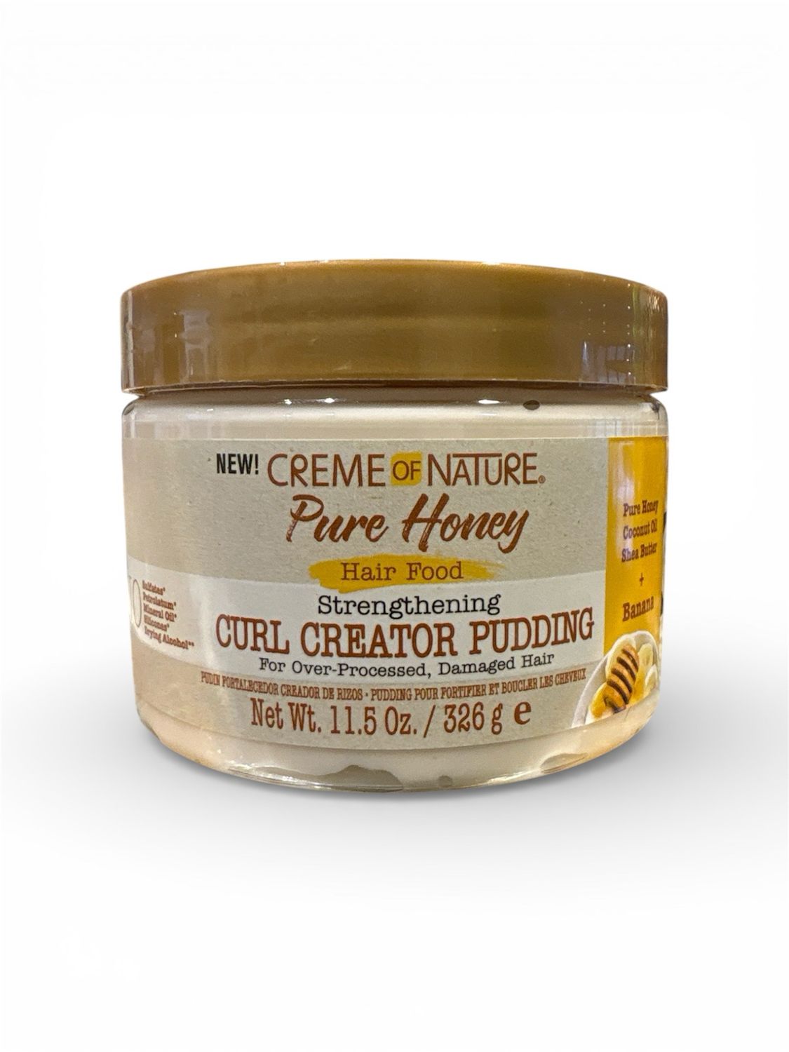 CREME OF NATURE PURE HONEY HAIR FOOD STRENGTHENING CURL CREATOR PUDDING