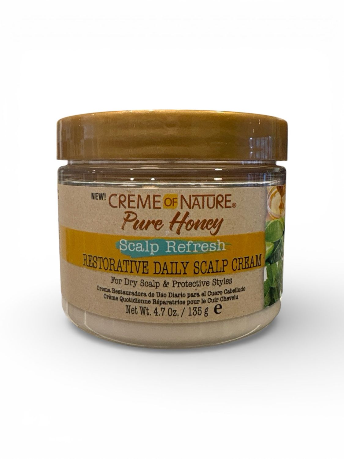 CREME OF NATURE PURE HONEY SCALP REFRESH RESTORATIVE DAILY SCALP CREAM