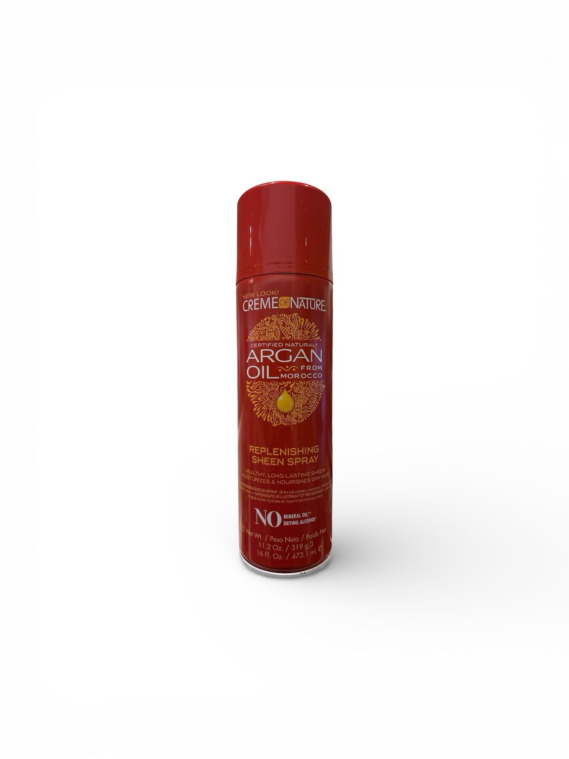 CREME OF NATURE ARGAN OIL FROM MOROCCO REPLENISHING SHEEN SPRAY CREME OF NATURE ARGAN OIL FROM MOROCCO REPLENISHING SHEEN SPRAY