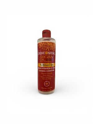 CREME OF NATURE ARGAN OIL FROM MOROCCO CREAMY HYDRATION CO- WASH CLEANSING CONDITIONER