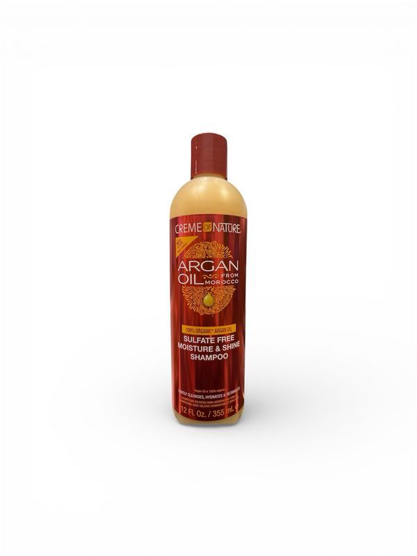 Creme of Nature Argan Oil from Morocco Sulfate‑Free Moisture &amp; Shine Shampoo