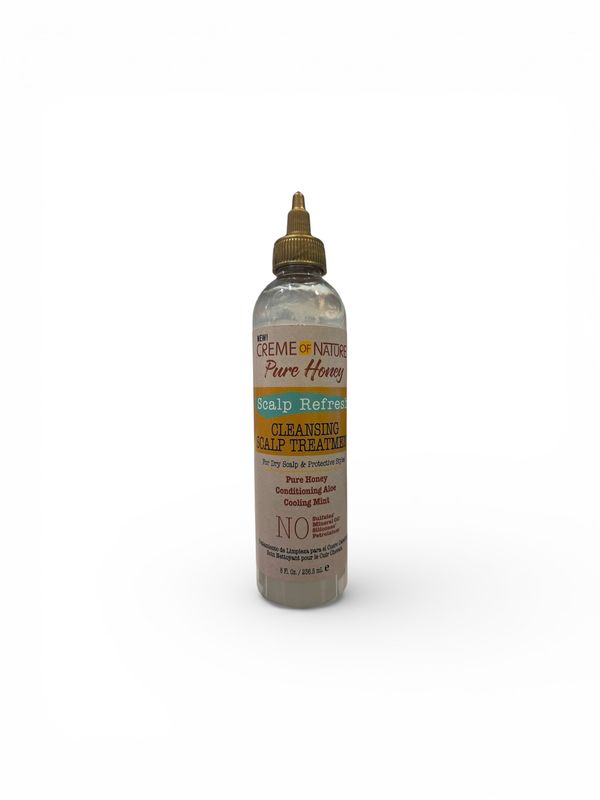 CREME OF NATURE PURE HONEY SCALP REFRESH CLEANSING SCALP TREATMENT