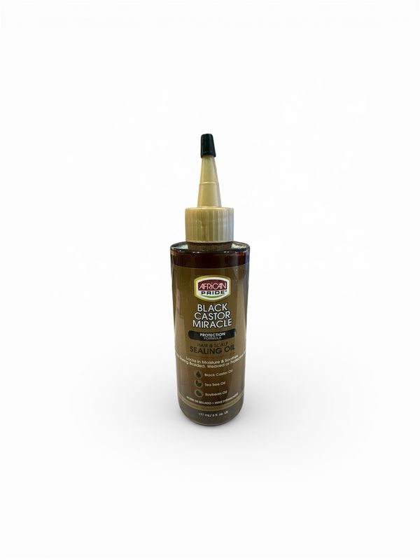 African Pride Black Castor Miracle Protection Formula Hair &amp; Scalp Sealing Oil - 117 ml