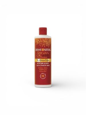 CREME OF NATURE ARGAN OIL FROM MOROCCO MOISTURE &amp; SHINE CURL ACTIVATOR CREME