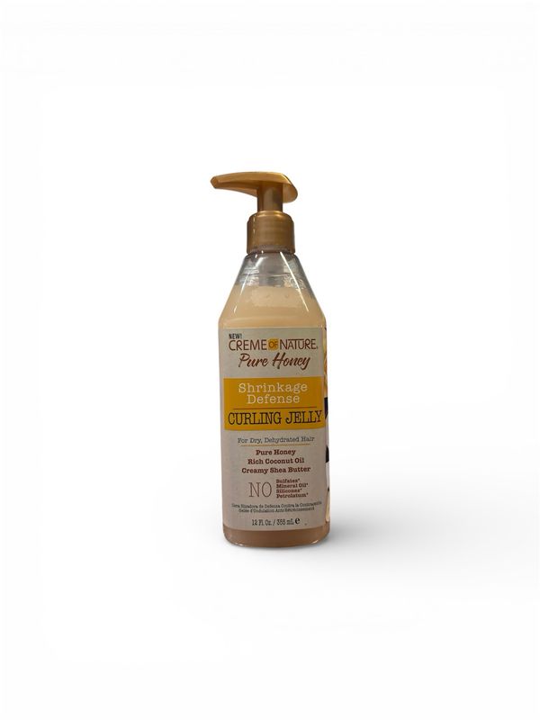 CREME OF NATURE PURE HONEY SHRINKAGE DEFENSE CURLY JELLY