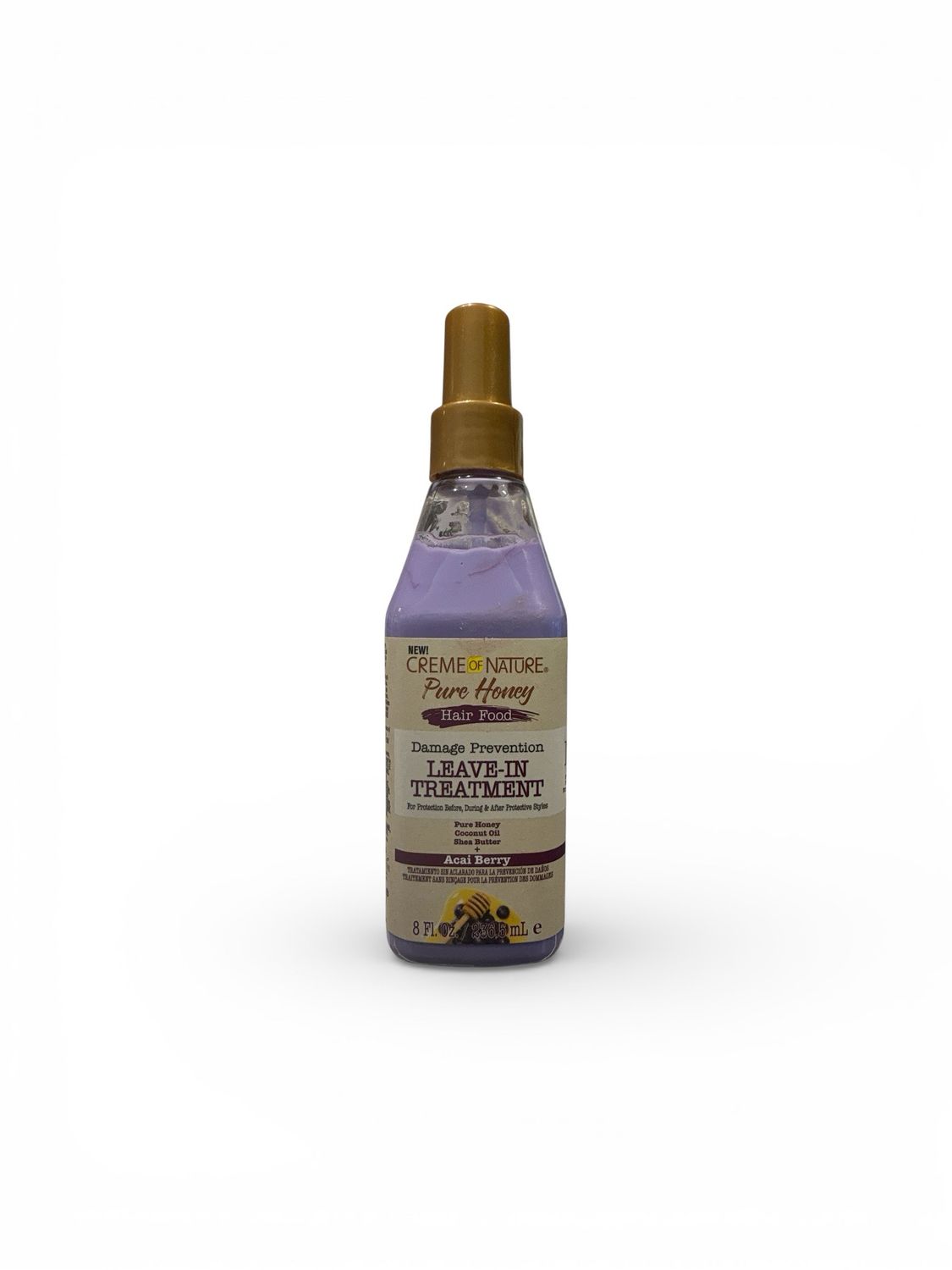 CREME OF NATURE PURE HONEY HAIR FOOD DAMAGE PREVENTION LEAVE- IN TREATMENT