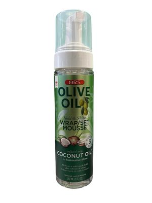 Ors olive oil wrap/set mousse coconut oil