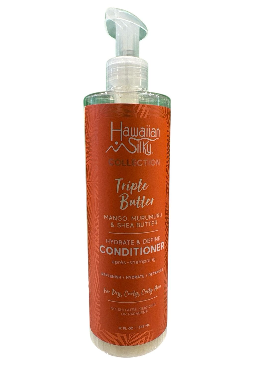 HAWAIIAN SILKY TRIPLE BUTTER MANGO, MURUMURU &amp; SHEA BUTTER CONDITIONER 