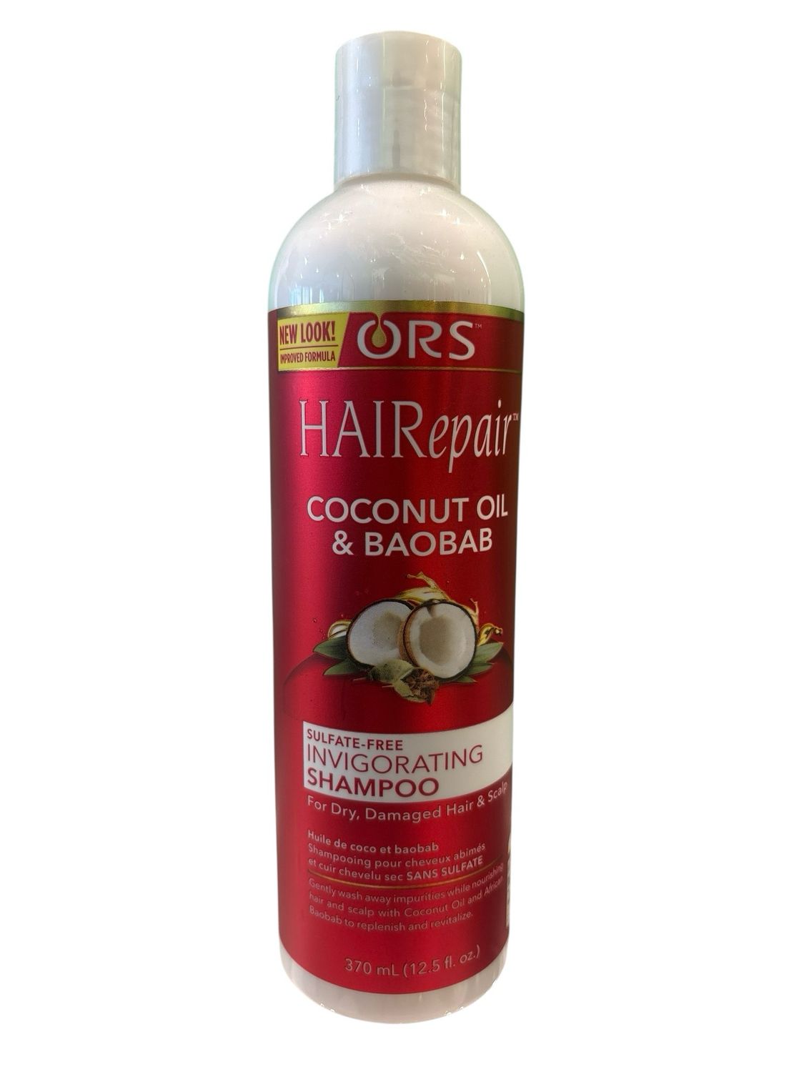 ORS HAIREPAIR COCONUT OIL &amp; BAOBAB SULFATE- FREE INVIGORATING SHAMPOO