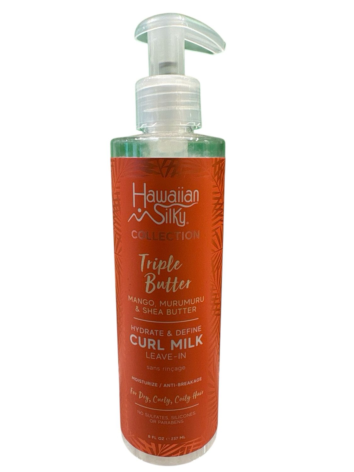 HAWAIIAN SILKY TRIPLE BUTTER MANGO, MURUMURU &amp; SEA BUTTER CURL MILK LEAVE IN