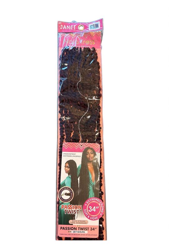 Janet Passion Twist 34” Color BURG
