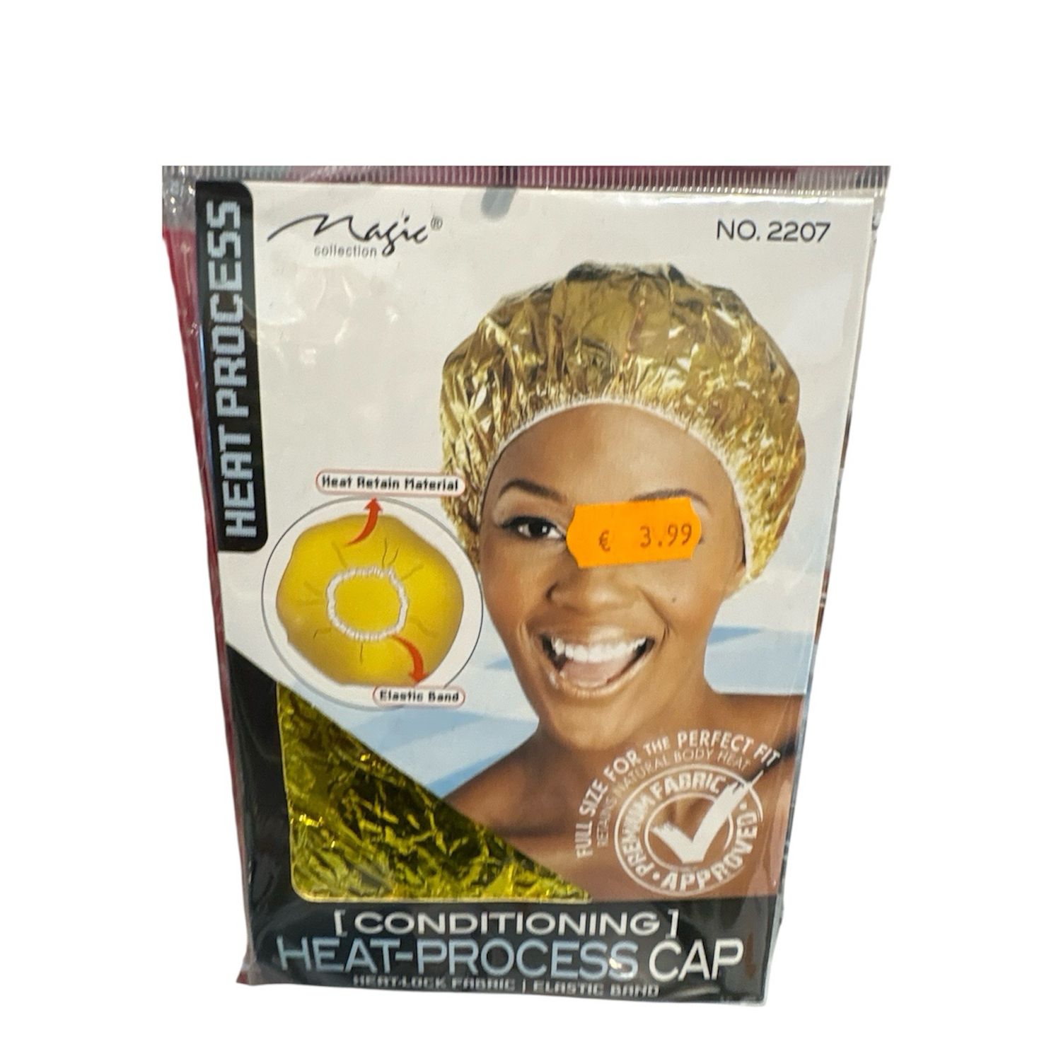 Magic Collection Conditioning Heat Process Cap Heat Lock Fabric Elastic Brand