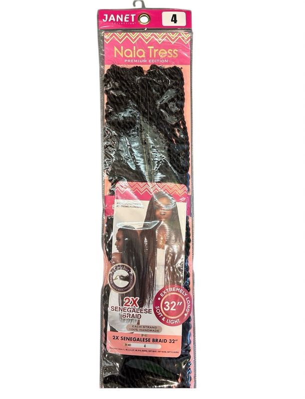 Janet 2x Senegalese Braid 32” Color 4