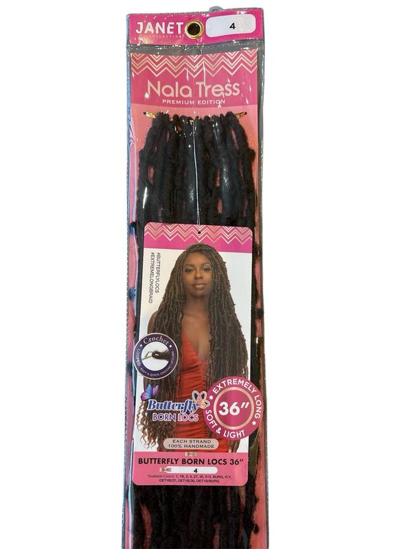 Janet Butterfly Born Locs 36” Color 4