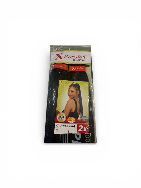 X- PRESSION PRE- STRETCHED ULTRA BRAID 2