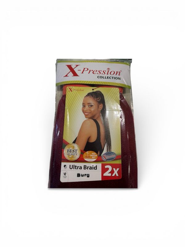 X- PRESSION PRE- STRETCHED ULTRA BRAID BURG