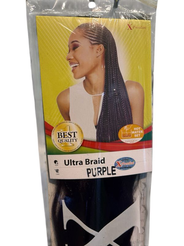 X- PRESSION ULTRA BRAID PURPLE