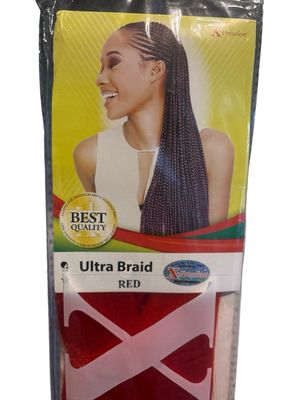 X- PRESSION ULTRA BRAID RED