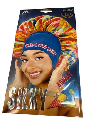 Murry Collection Extra Wide Band Silky Sleep Bonnet M2195W High Quality Murry Collection Extra Wide Band Silky Sleep Bonnet M2195W High Quality
