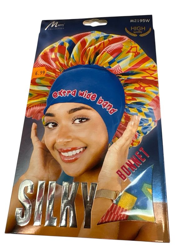 Murry Collection Extra Wide Band Silky Sleep Bonnet M2195W High Quality